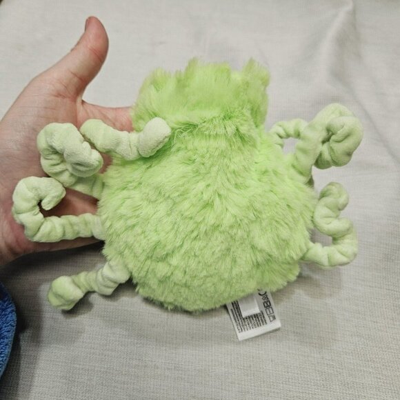 Slumberkins NWT Plush Spider Stuffed Animal Toy Soft Eight Legs Green Black - Picture 4 of 5